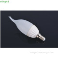 2014 New White Creamic candle-shape 3W decorative light bulbs